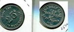 The Billy Club East Peoria Illinois .25 Good For Token 6544S. Fixed Price $15.00.