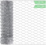 Chicken Wire In Poultry 13.7"X236", Silver. Fixed Price $14.20.