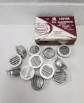 (12) Vintage 1" Maurice Franklin Aluminum Round Screen Louver Air Vent. Fixed Price $25.97.