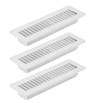 3 Pcs - Mintcraft 2586659 White 2" X 10" Metal Floor Air Register Hvac Vents. Fixed Price $24.99.