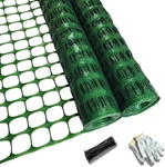 Potatolife Plastic Mesh Safety Fence, 2 Roll 4'X100' With Zip Ties, Re. Fixed Price $85.46.