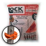 Lock Jawz T-360 Electric Fence T-post Insulator Orange Bulk Qty 100. Fixed Price $84.59.