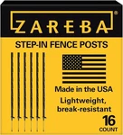 Zareba A-48B 4-FOOT Step-in Electric Fence Posts 16 Pack For Sy. Fixed Price $58.49.