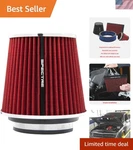 Durable Round Tapered Filter - 50% More Airflow & Easy Installation. Fixed Price $88.34.