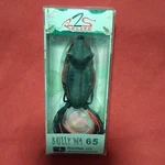 RIVER2SEA Bully 65 Frog Topwater Lure Black Red BW-01 Double #4/0 Hooks. Fixed Price $10.50.