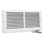 14 X 10 Inch Return Air Vent Cover, Solid Steel Glacier White. Fixed Price $37.58.
