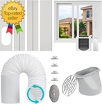 Portable Ac Vent Kit With 5.9 Exhaust Hose & Coulper Universal Window Ijn Uniqu. Fixed Price $33.99.