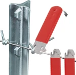 T-post Clip Tool For Fence Wire Twisting Red Rubber-coated Handle (2 Pcs). Fixed Price $16.91.