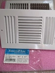 2X Ameriflow 10"X6" Air Vent Cover Register Grille 383W10X6-R Sidewall Ceiling. Fixed Price $14.95.