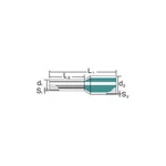 Weidm Ller 0463100000 Brass Bushing 1.5MM Partially Insulated Red 500. Fixed Price $14.86.