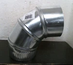 Imperial GV0283 24 Gauge Gas C Vent, 4" X 90 Elbow, Free Shipping. Fixed Price $10.90.