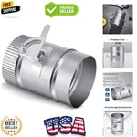 Backdraft Damper Duct Manual Volume With Sleeve Galvanized Sheet Adjus.... Fixed Price $33.59.
