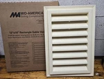 Mid America 12"X18" Vinyl Rectangle Gable Vent Cream 020 Yellow New. Fixed Price $24.99.