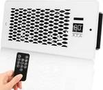 Built-in Register Booster With Cover For Air Heat Vent Fan, Fits 4"X10". Fixed Price $85.99.