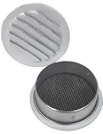 Maurice Franklin RLW-100 Round Aluminum Louver W/ Insect Screen White 2" (2PC). Fixed Price $6.97.