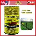Premium Electric Fence Poly Wire 3285 Feet 1000 Meters - 1/8" Diameter. Fixed Price $56.39.