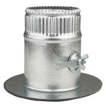 Greenseam GR6POCR4GA26D Collar W/damper, In Duct Dia, Galvanized Steel,. Fixed Price $24.99.