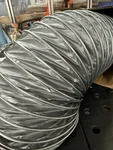 Flexaust Flex-lok Pvg Silver Pvc Coated Fiberglass Fabric Hose High Heat Weld. Fixed Price $199.00.