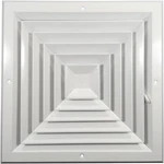 Hart & Cooley A504MS Series 12" X White Square Ceiling Or Sidewall Diffuser. Fixed Price $82.75.
