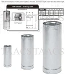 Metal-fab X 12"/18"/24"/36"/48"/60" Double Wall Surelock Vent Round Pipe. Fixed Price $79.00.