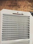 New Hvac Premium Flat Stamped Grill Size 12 X8 Way White Metal. Fixed Price $13.96.