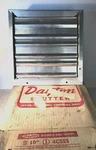 New Dayton 10" Backdraft Damper / Wall Shutter 4C555, Square Vent. Fixed Price $20.00.