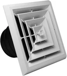 Airtec MV4 4-WAY Diffuser Grille For 6 7 Inch Duct Hvac Vent Cover #81914. Fixed Price $40.94.