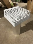 Imperial VT0541 4" Louvered Dryer Vent Hood With Pest Guard White Plastic. Fixed Price $11.00.