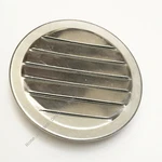 Cmi 3.4" Silver Aluminum Mini Louver Round Soffit Air Vent Cover In. Hole 3X3". Fixed Price $11.99.