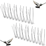 Patelai 2 Pieces Bird Spikes 9.84 Inch Stainless Steel Deterrent For.... Fixed Price $13.78.