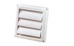 Deflecto HS6W 6" White Louvered Vent Hood Wall Exhaust Cover. Fixed Price $6.72.