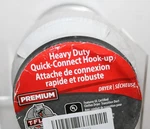 Imperial Semi-rigid Quick Connect Dryer Hook-up Vent Kit 4" X 2FT #VT0762 New. Fixed Price $10.00.
