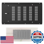 Crawl Space Vent Cover Foundation With Damper Screen 16X8.7 Black. Fixed Price $44.35.