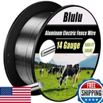 Blulu 14 Gauge Aluminum Electric Fence Wire 1000 Ft Garden. Fixed Price $72.22.