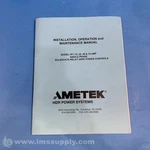 Ametek 40050-IOM-002 Ssr Manual Fnip. Fixed Price $12.00.