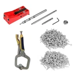 Pocket Hole Jig And Face Frame Clamp Kit With Builders 500 Pack Of. Fixed Price $63.30.