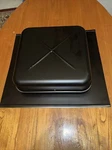 Roof Louver Aluminum Black, Part 550B, By Lomanco. Fixed Price $12.99.