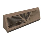 18" Brown Steel Baseboard Diffuser Durable Paintable Air Circulation Free Ship. Fixed Price $30.92.