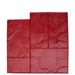 Bonway 12-595 24"X24" Texture Mat Ashlar Red. Fixed Price $288.83.