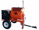 12 Cu FT.0 Towable Steel Drum Concrete Cement Mortar Plaster Mixer W/ 5 Hp. Fixed Price $6245.00.