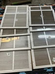 Lot Of 10: Hart Cooley 672-14X10 Return Air Grille Inches White. Fixed Price $59.99.