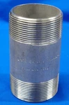 Penn Stainless Pipe Nipple 2" Npt X 4" Length Std A/A312 TP304/L-S Usa Aesj. Fixed Price $15.00.
