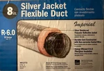 Imperial 25 Ft. 8 In. Silver Insulated Class 1 Flexible Duct R-6. Fixed Price $40.00.