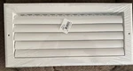 Hart & Cooley 021258 14" X 6" A611MS White Aluminum Register 1-WAY. Fixed Price $8.00.