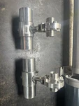 Pneumatic Stainless Diaphragm Valve 316L 1.25 Npt Sanitary Process (lumaco). Fixed Price $200.00.