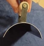 Bon 12-560 7"X4" Stainless Steel Invert Edger With Wood Comfort Wave Handle Usa. Fixed Price $22.95.
